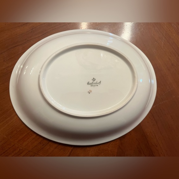 RARE VTG Eschenbach Baronet style Bavarian China Pattern Floral Oval China Bowl - Picture 5 of 11
